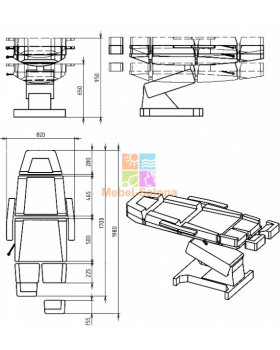 Педикюрное кресло "Профи 3"