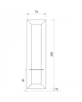 Зеркало парикмахерское "EMPIRE"