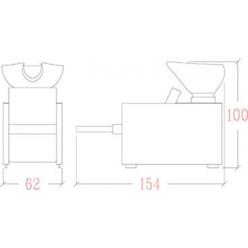 Мойка парикмахерская "KUBIK RELAX"