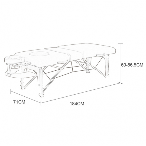 Складной массажный стол "HZ-3388"
