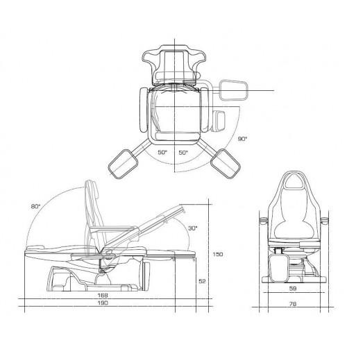 Кресло педикюрное PODO HIGH