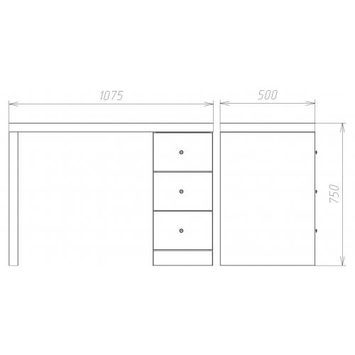 Маникюрный стол "Apex III ECO"